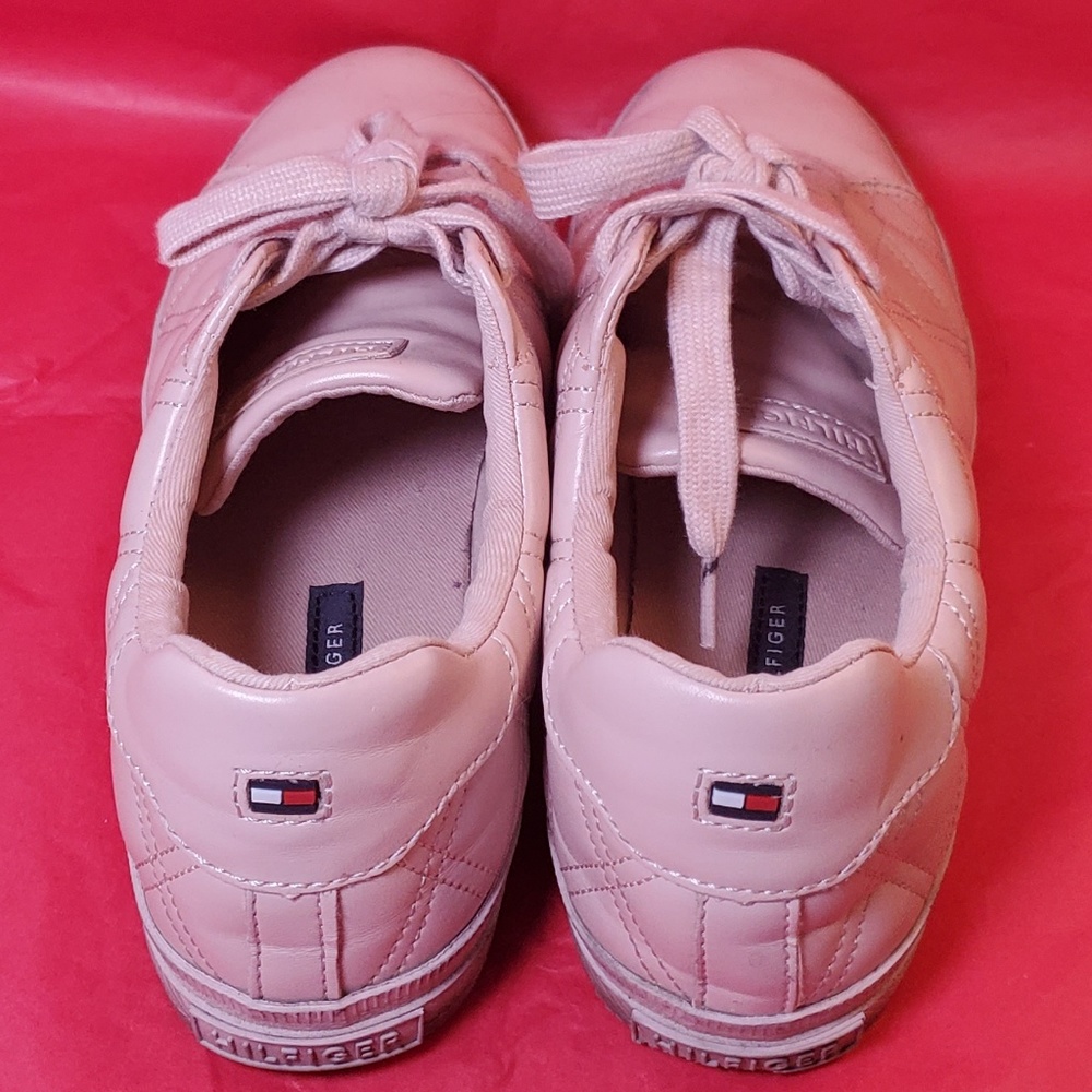 Tommy Hilfiger Light Pink Man-made Leather Sneaker